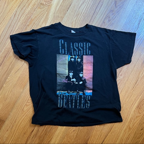 Other - Vintage 80s Classic Beatles Shirt size Large (42-44)